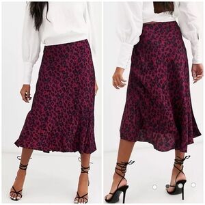 Ba&sh teddy bias cut skirt S